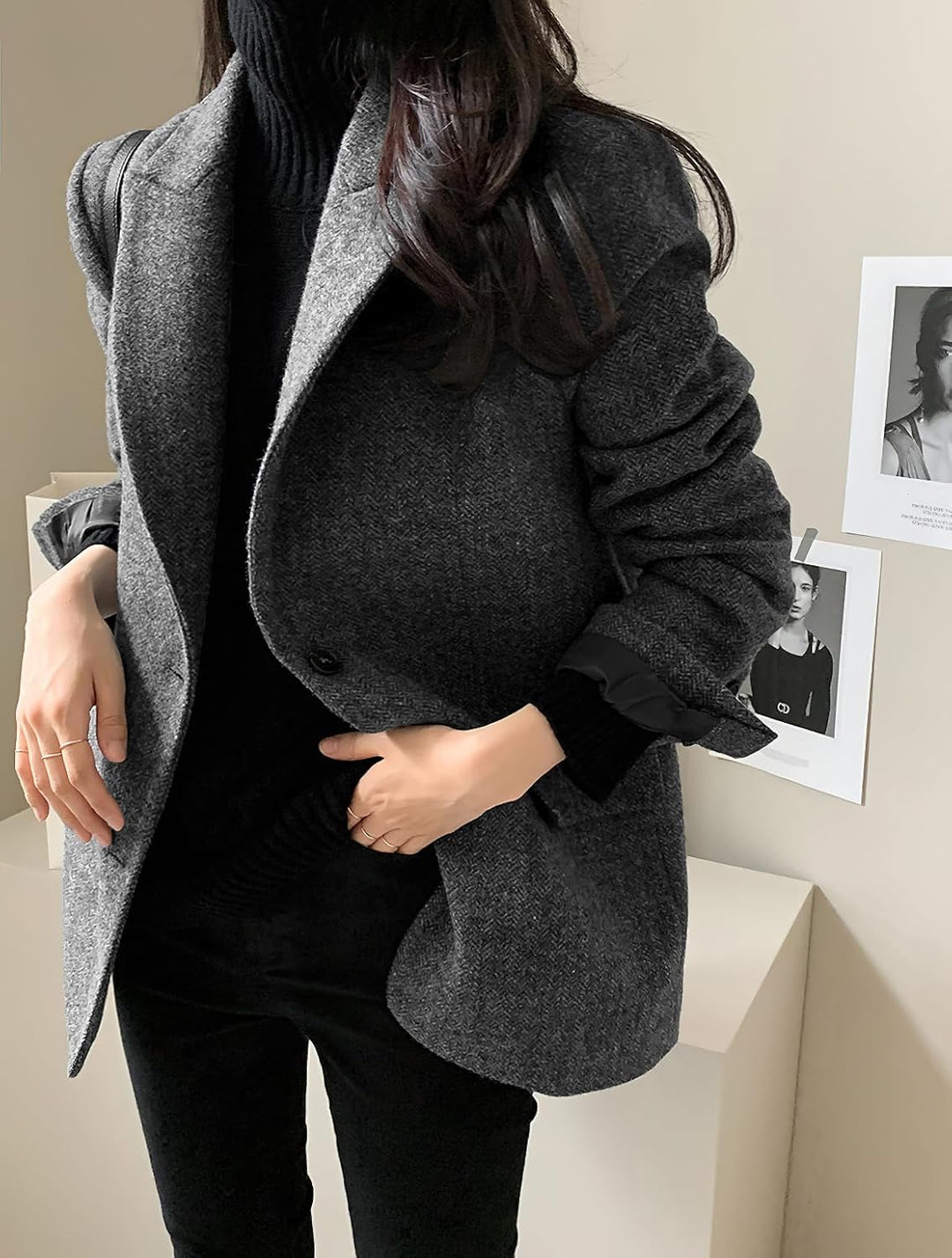 Colette- Blazer Femme Automne-Hiver Décontracté Chic