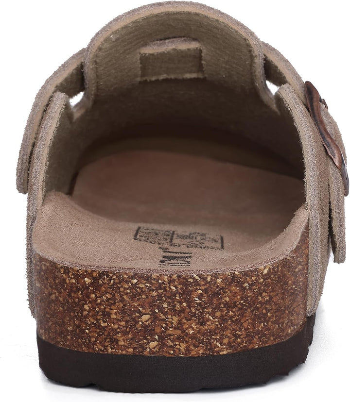 Alicia- Mules en daim pour femmes