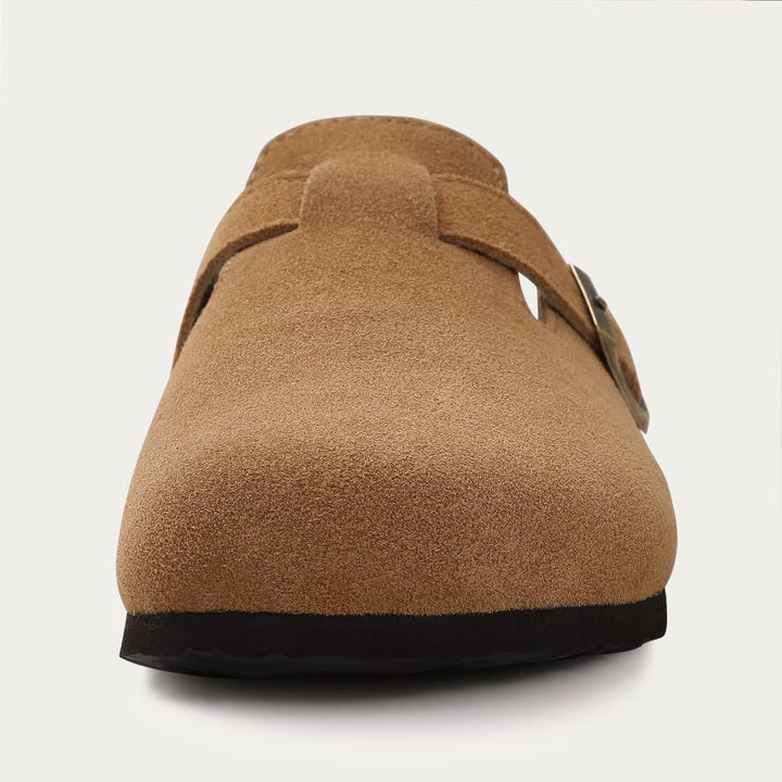 Alicia- Mules en daim pour femmes