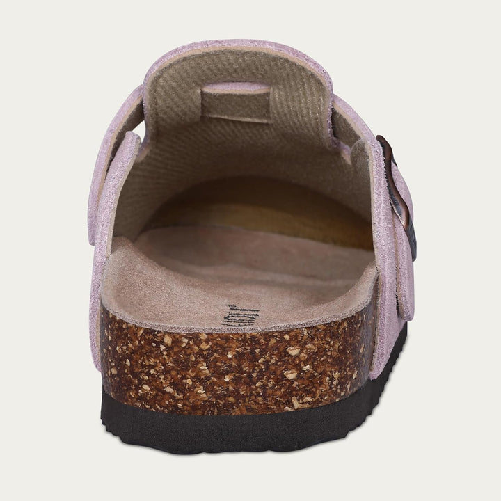 Alicia- Mules en daim pour femmes