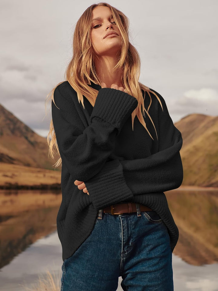Evie- Pull oversize automne-hiver en maille