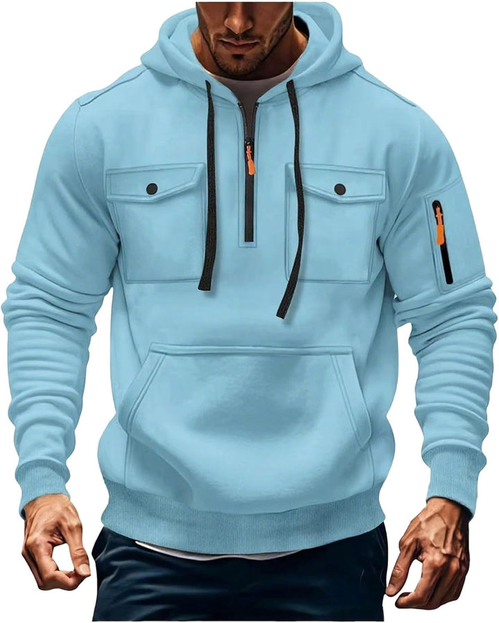 Jules- Veste à Capuche Homme Zippée d’Hiver