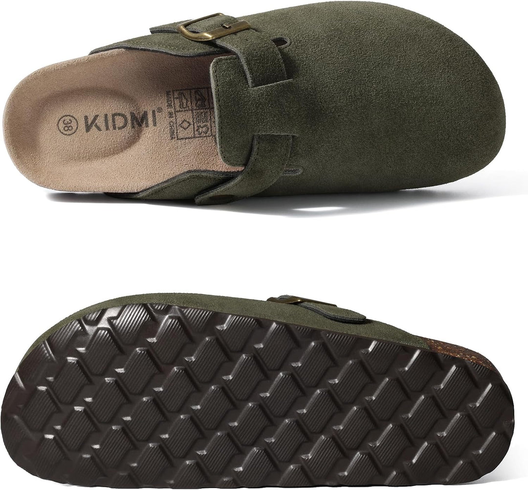 Alicia- Mules en daim pour femmes