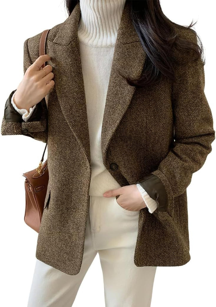 Colette- Blazer Femme Automne-Hiver Décontracté Chic