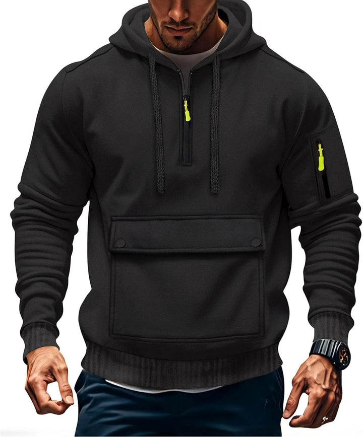 Jules- Veste à Capuche Homme Zippée d’Hiver