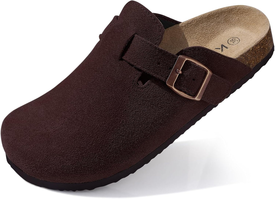 Alicia- Mules en daim pour femmes