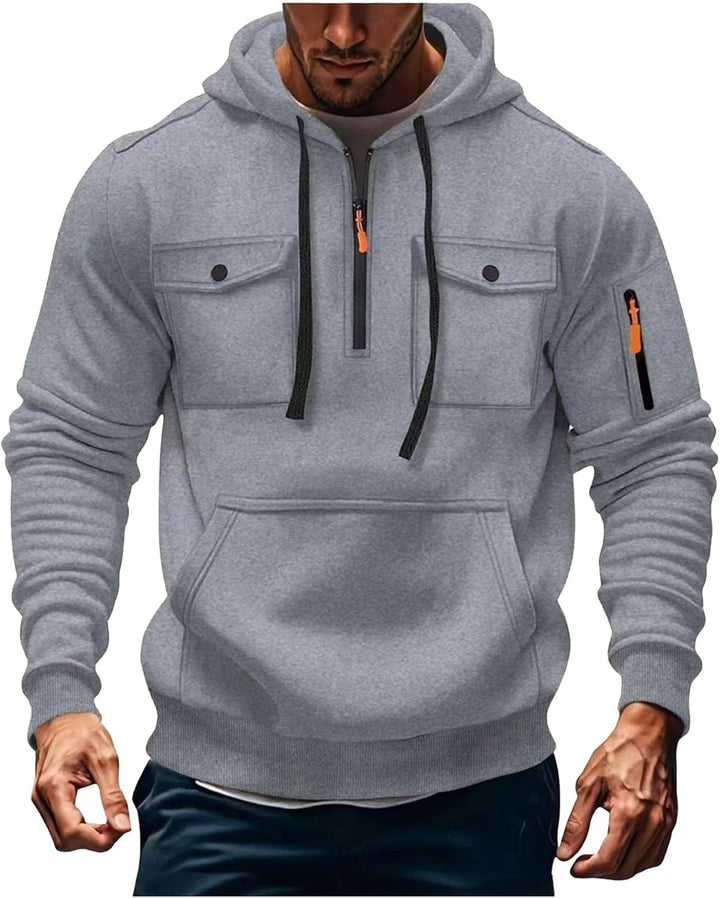 Jules- Veste à Capuche Homme Zippée d’Hiver