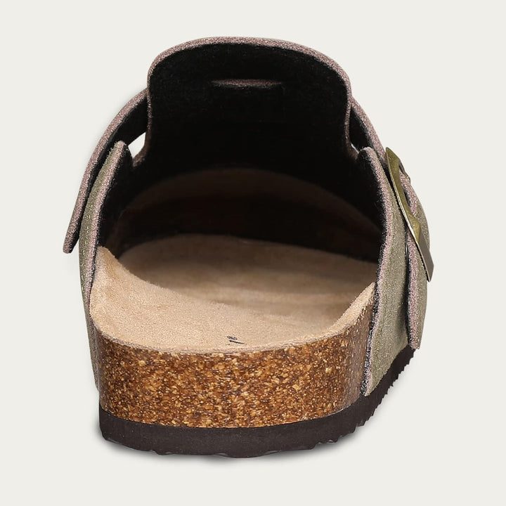Alicia- Mules en daim pour femmes