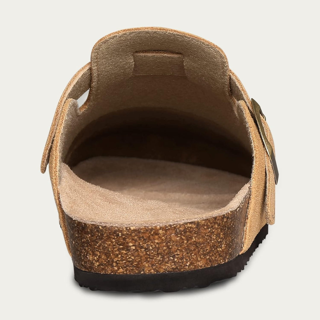 Alicia- Mules en daim pour femmes