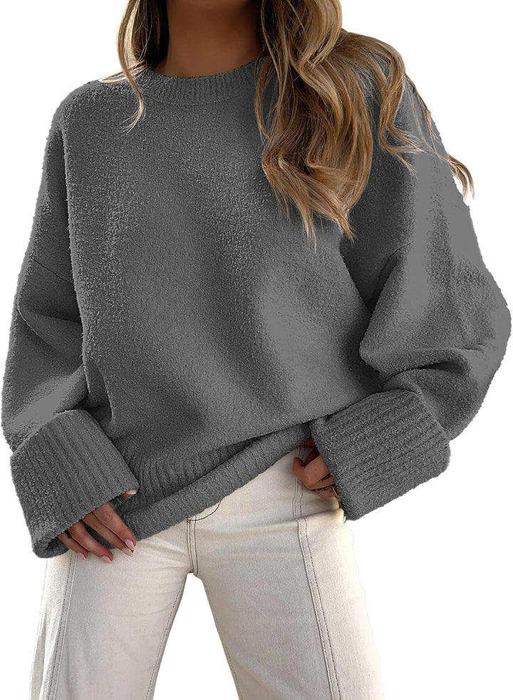 Evie- Pull oversize automne-hiver en maille