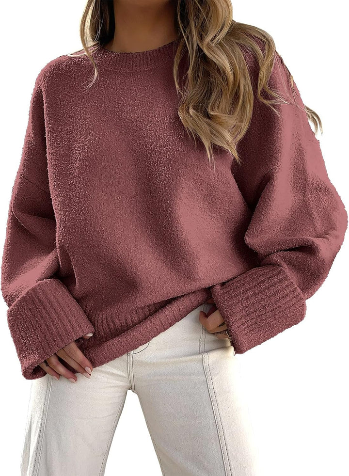 Evie- Pull oversize automne-hiver en maille
