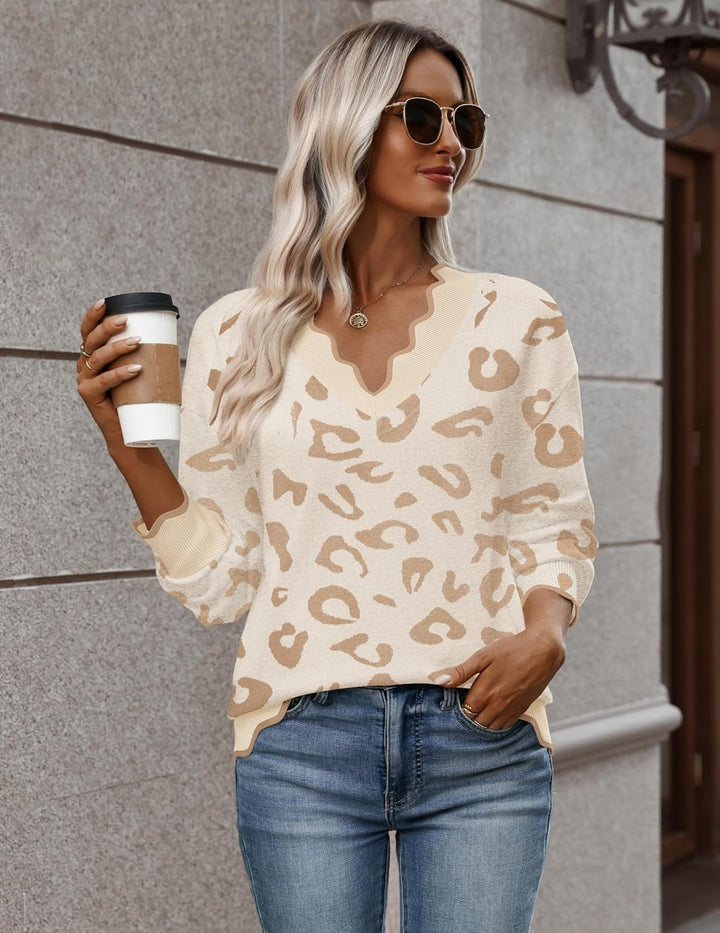 Julia- Pull femme col V léger