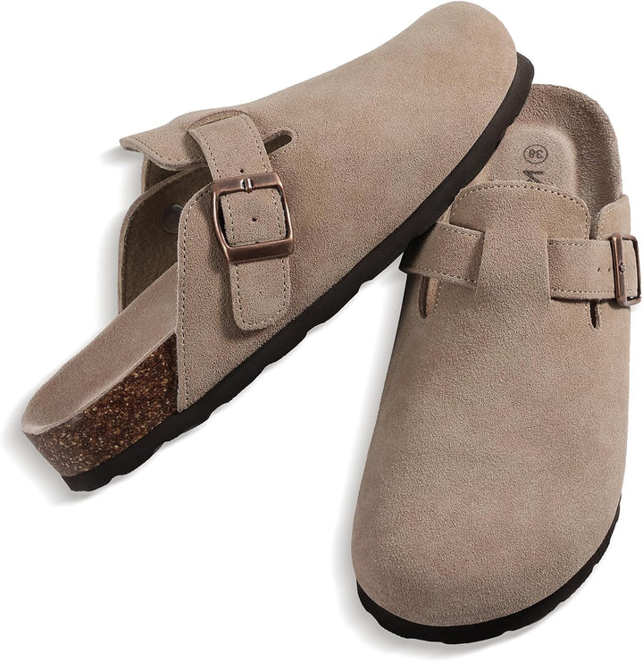 Alicia- Mules en daim pour femmes