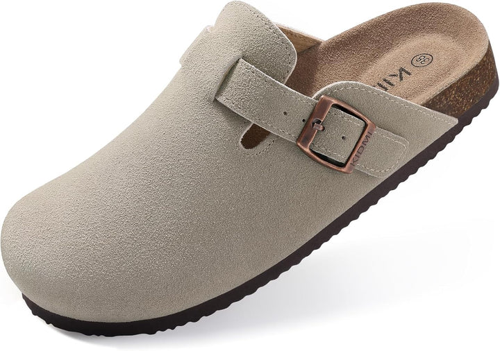 Alicia- Mules en daim pour femmes