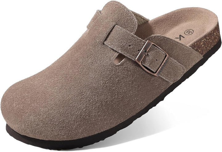 Alicia- Mules en daim pour femmes