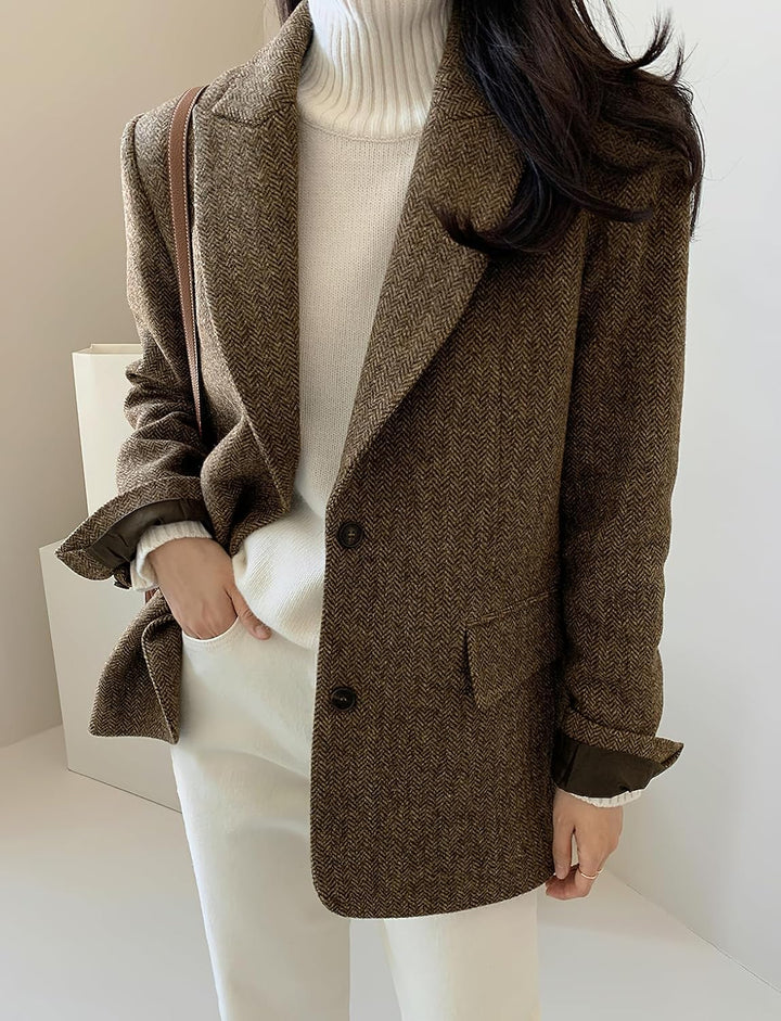 Colette- Blazer Femme Automne-Hiver Décontracté Chic