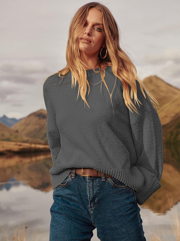 Evie- Pull oversize automne-hiver en maille