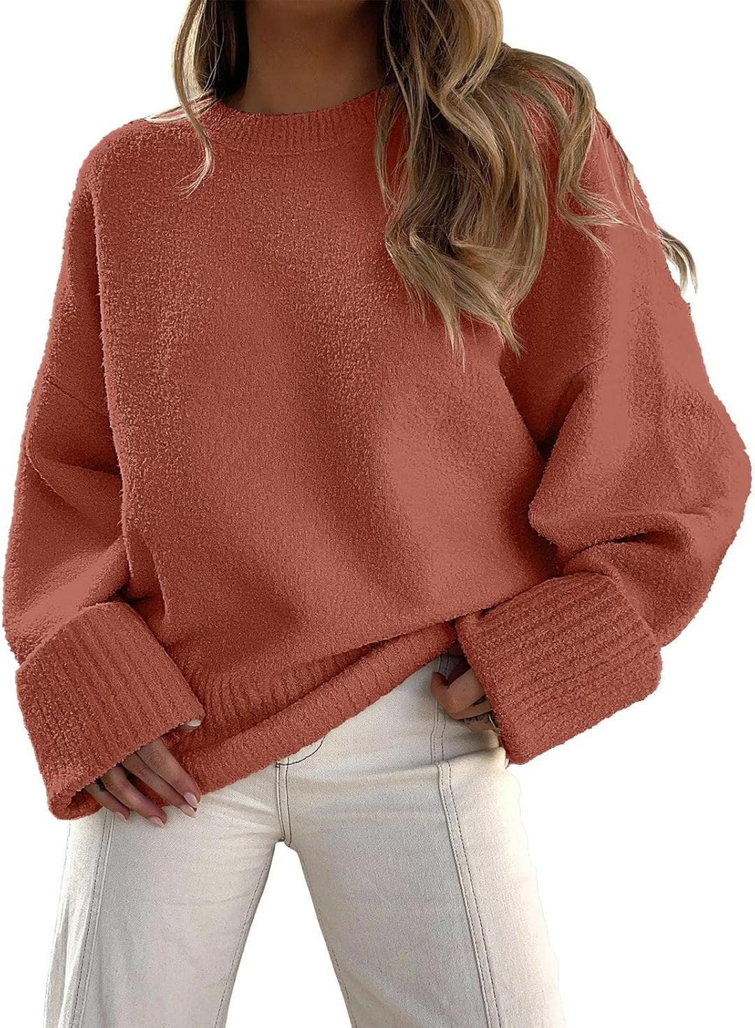 Evie- Pull oversize automne-hiver en maille