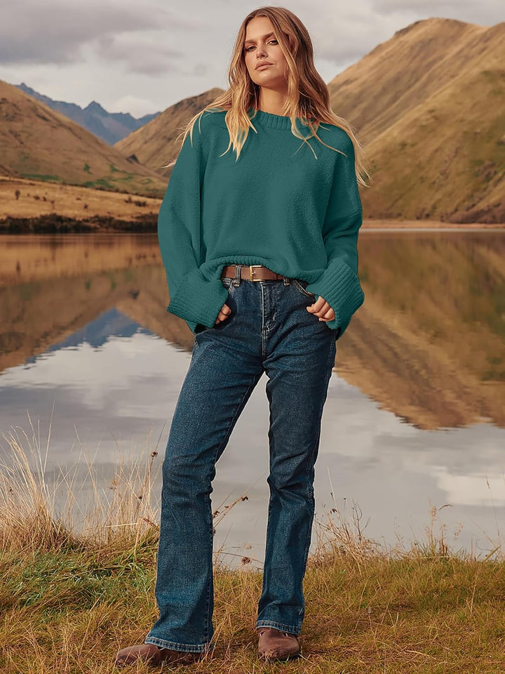 Evie- Pull oversize automne-hiver en maille