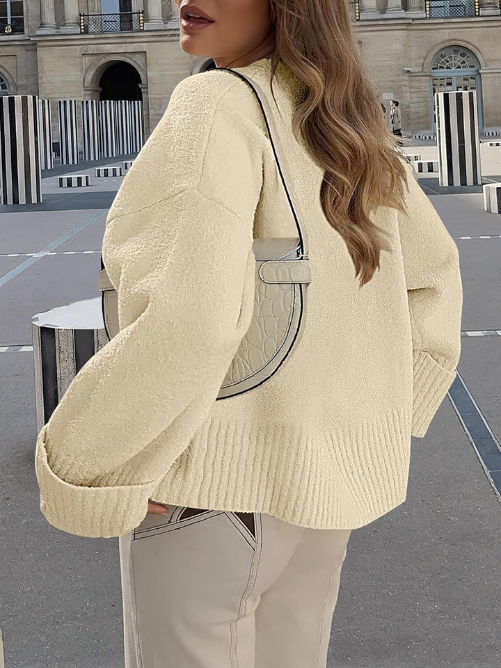 Evie- Pull oversize automne-hiver en maille