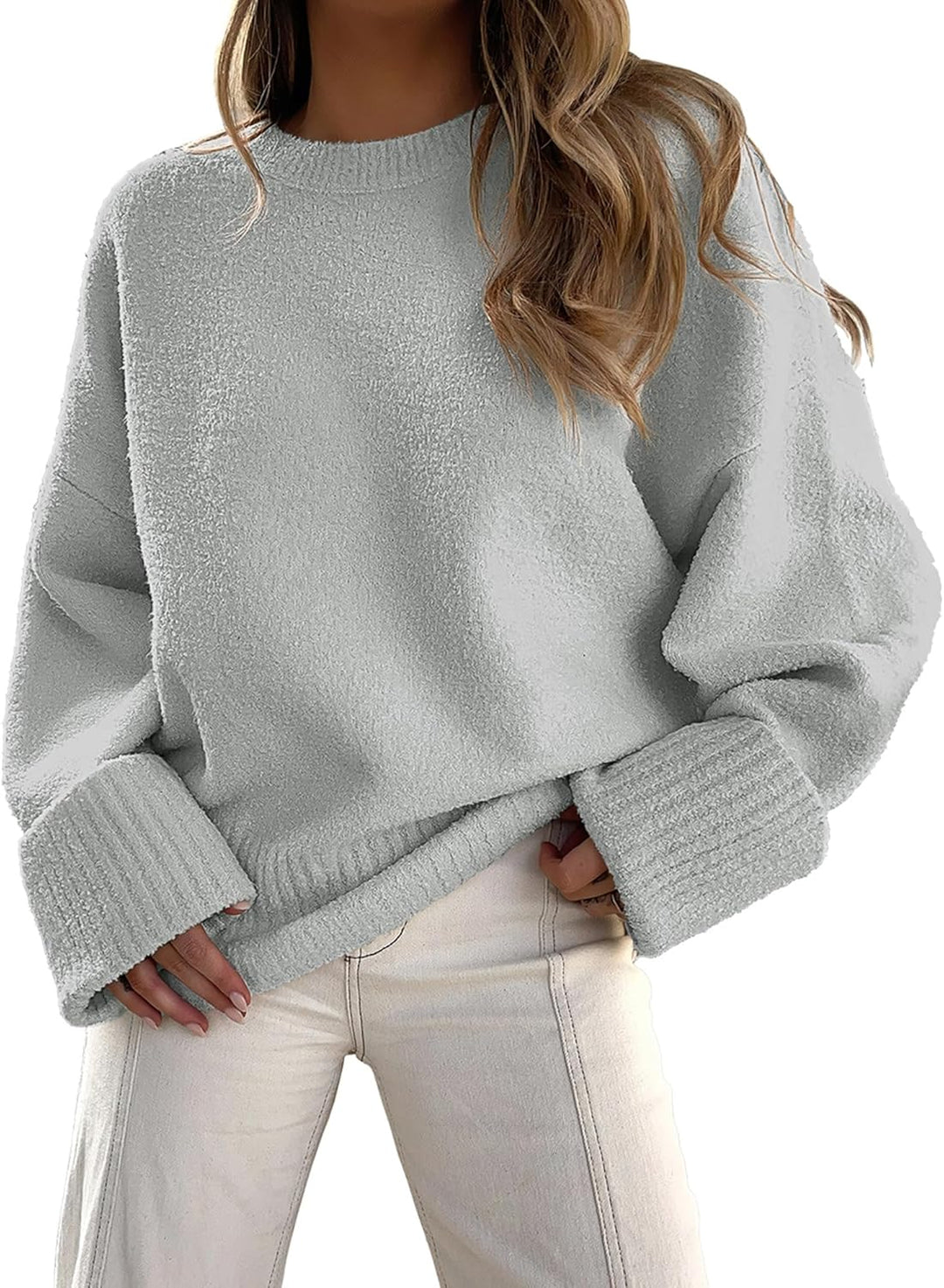 Evie- Pull oversize automne-hiver en maille