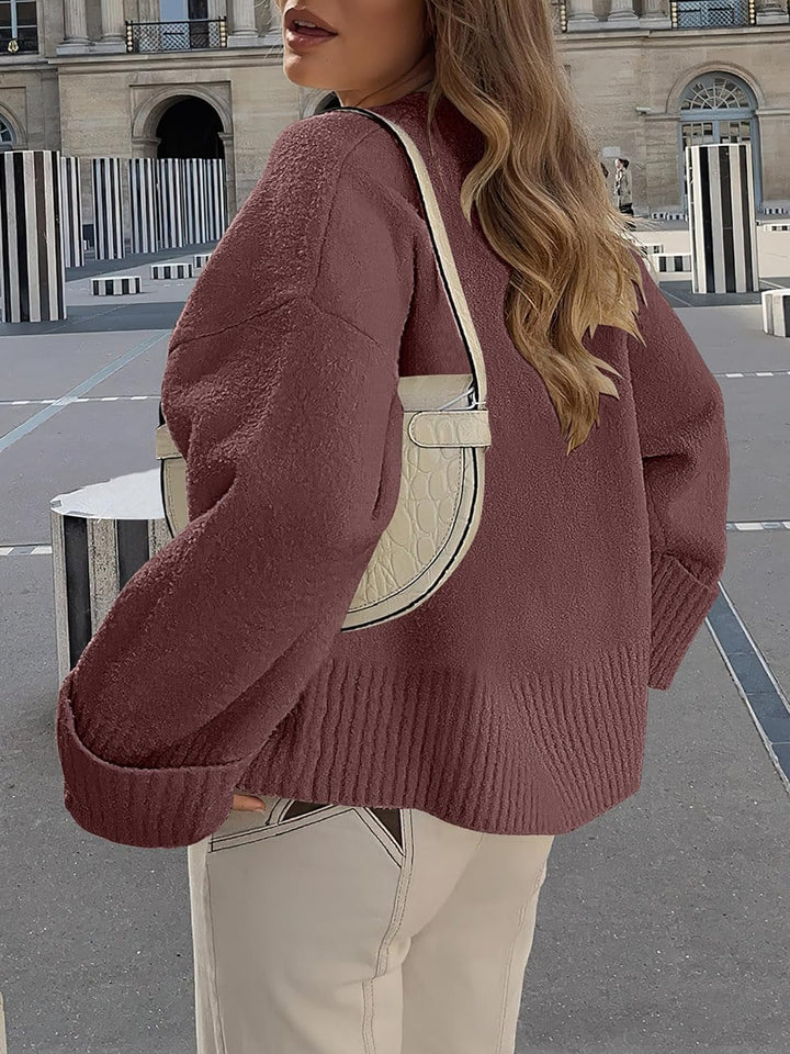 Evie- Pull oversize automne-hiver en maille