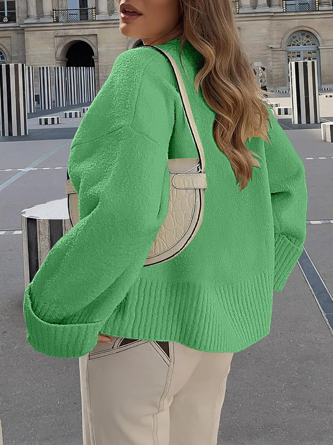 Evie- Pull oversize automne-hiver en maille