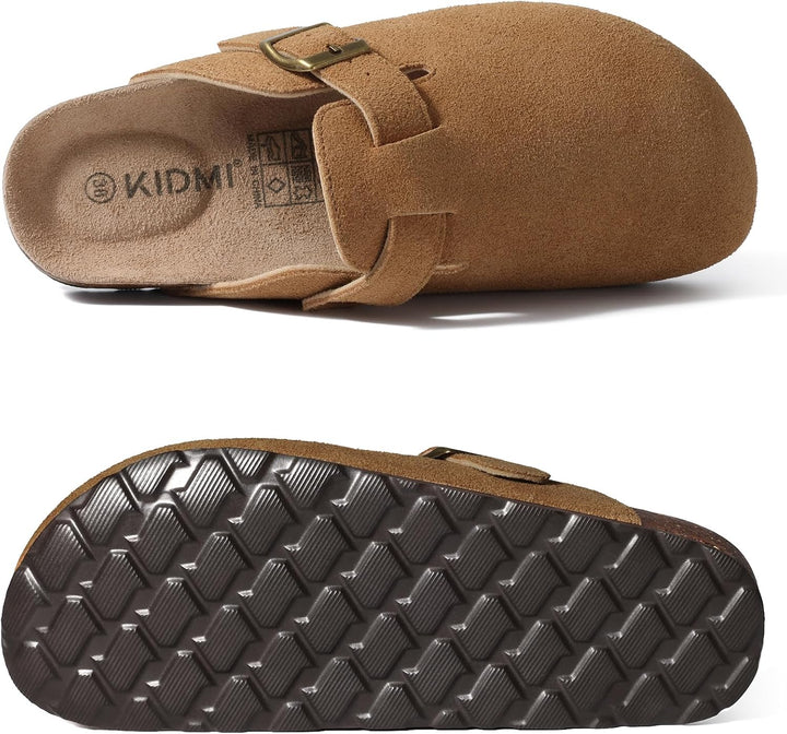 Alicia- Mules en daim pour femmes
