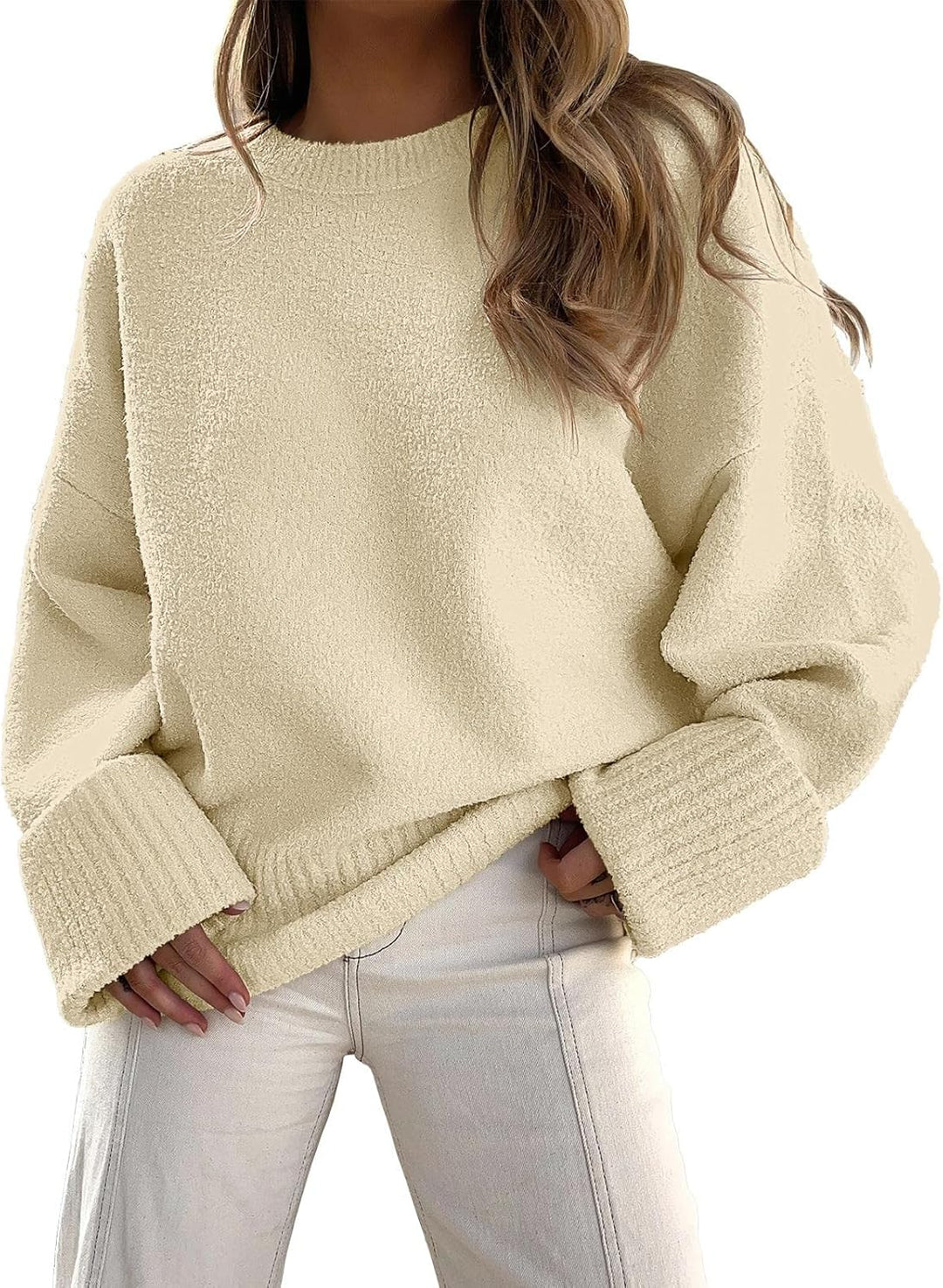 Evie- Pull oversize automne-hiver en maille