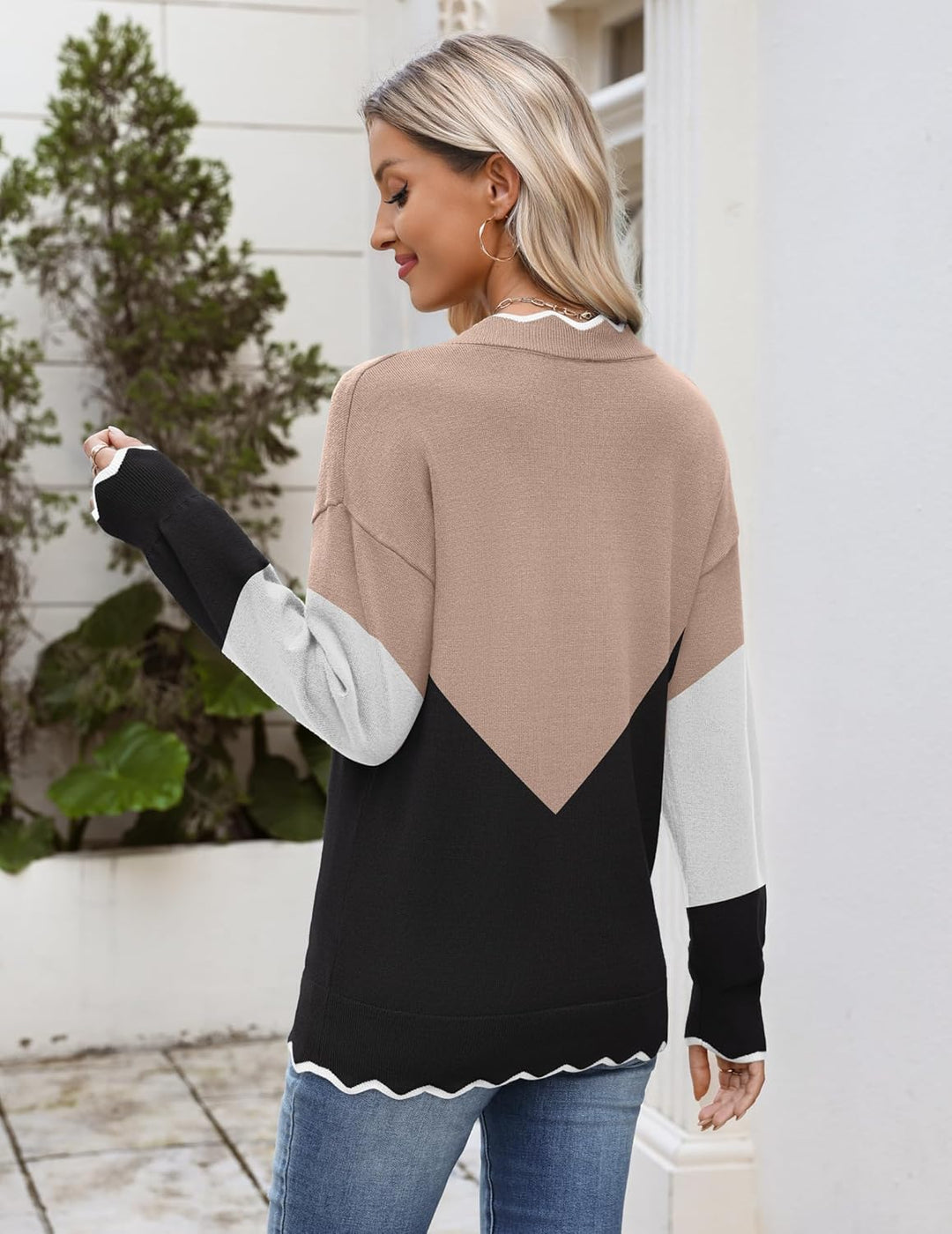 Julia- Pull femme col V léger