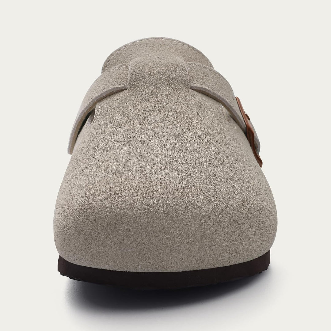 Alicia- Mules en daim pour femmes