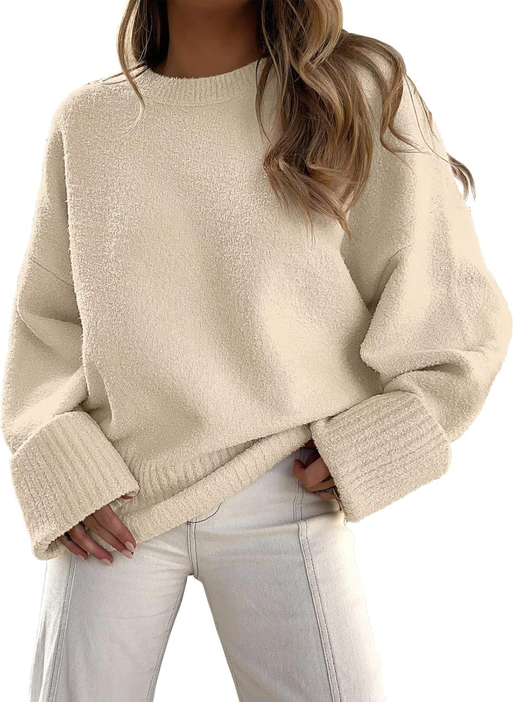 Evie- Pull oversize automne-hiver en maille