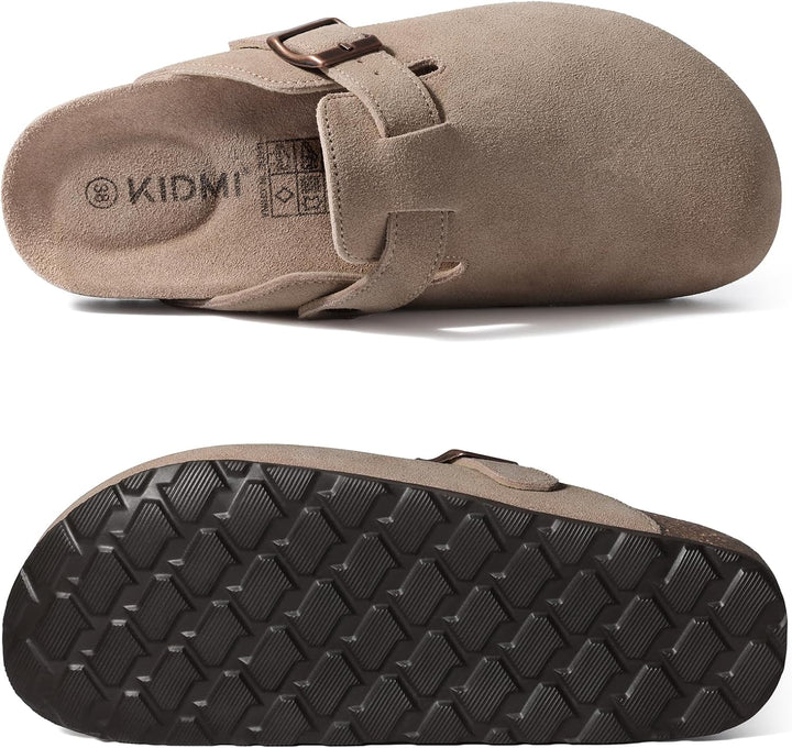 Alicia- Mules en daim pour femmes