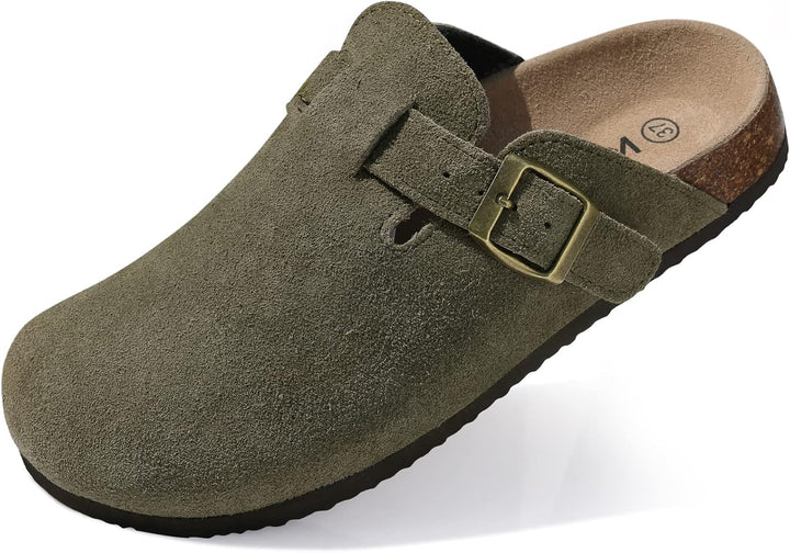 Alicia- Mules en daim pour femmes