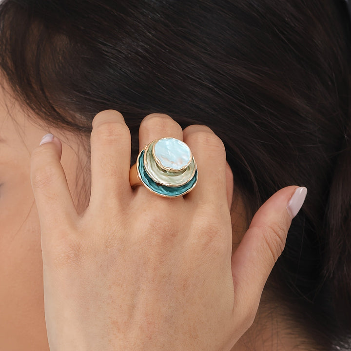 Lune Vivante | Danse de Couleur Bague