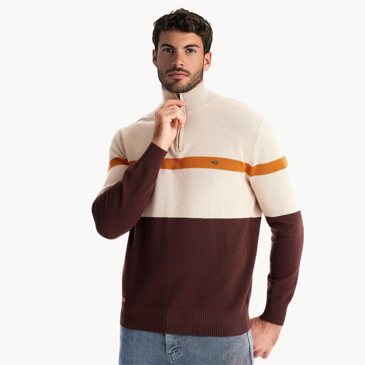 Armand - Pull à demi-zip