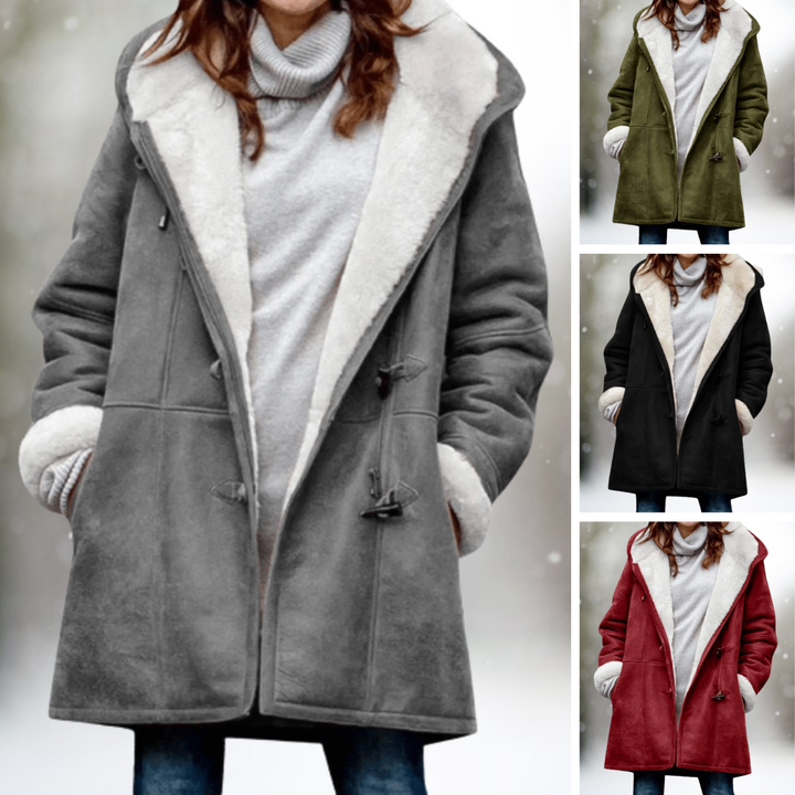 Amelia™ - Veste à capuche en polaire suédée premium
