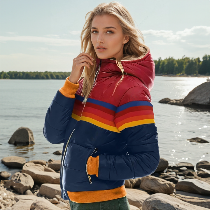 Freya- Veste à capuche vintage