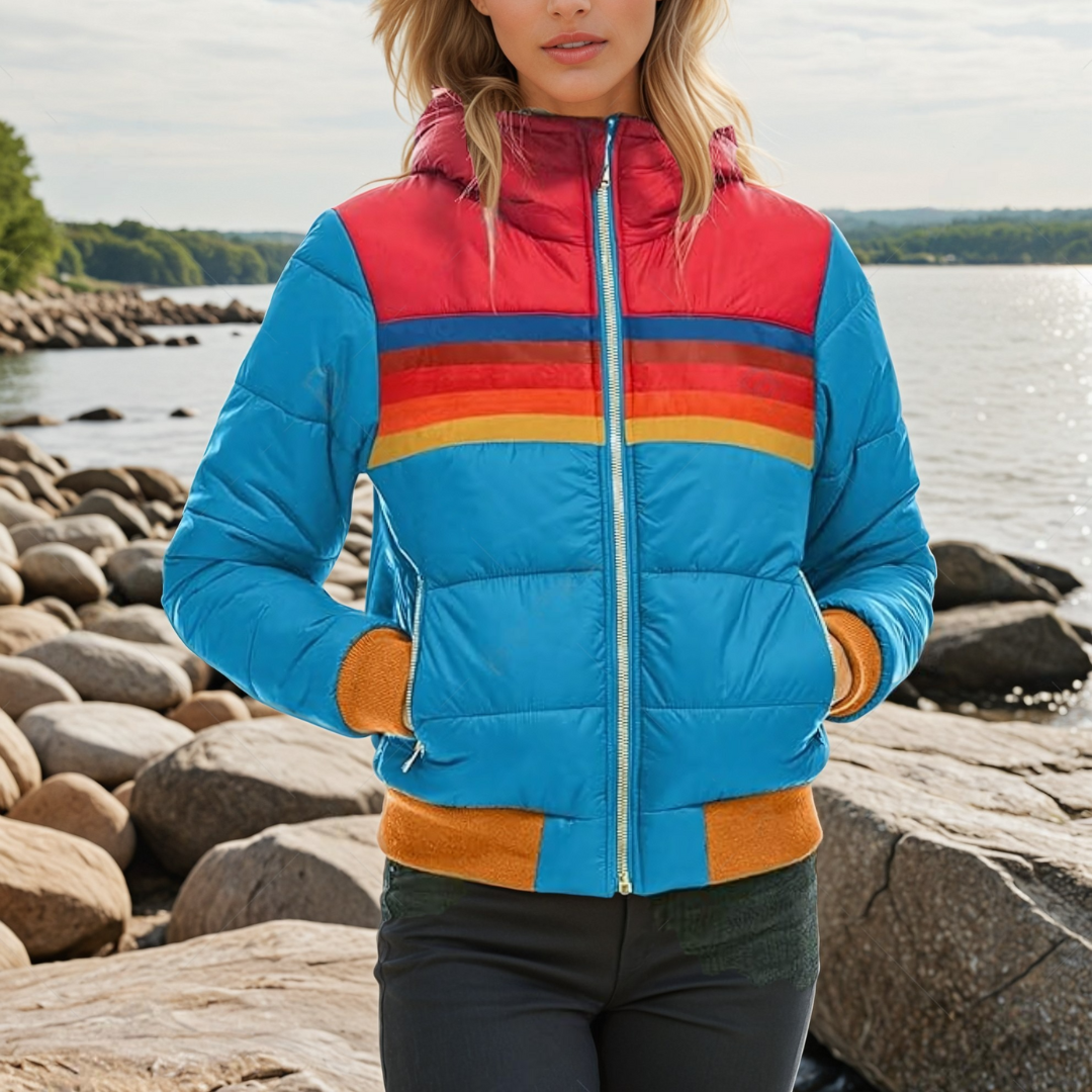 Freya- Veste à capuche vintage