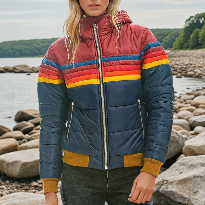Freya- Veste à capuche vintage
