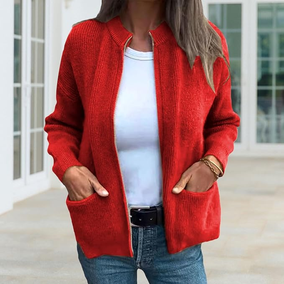 ELLA - Cardigan en maille de coton