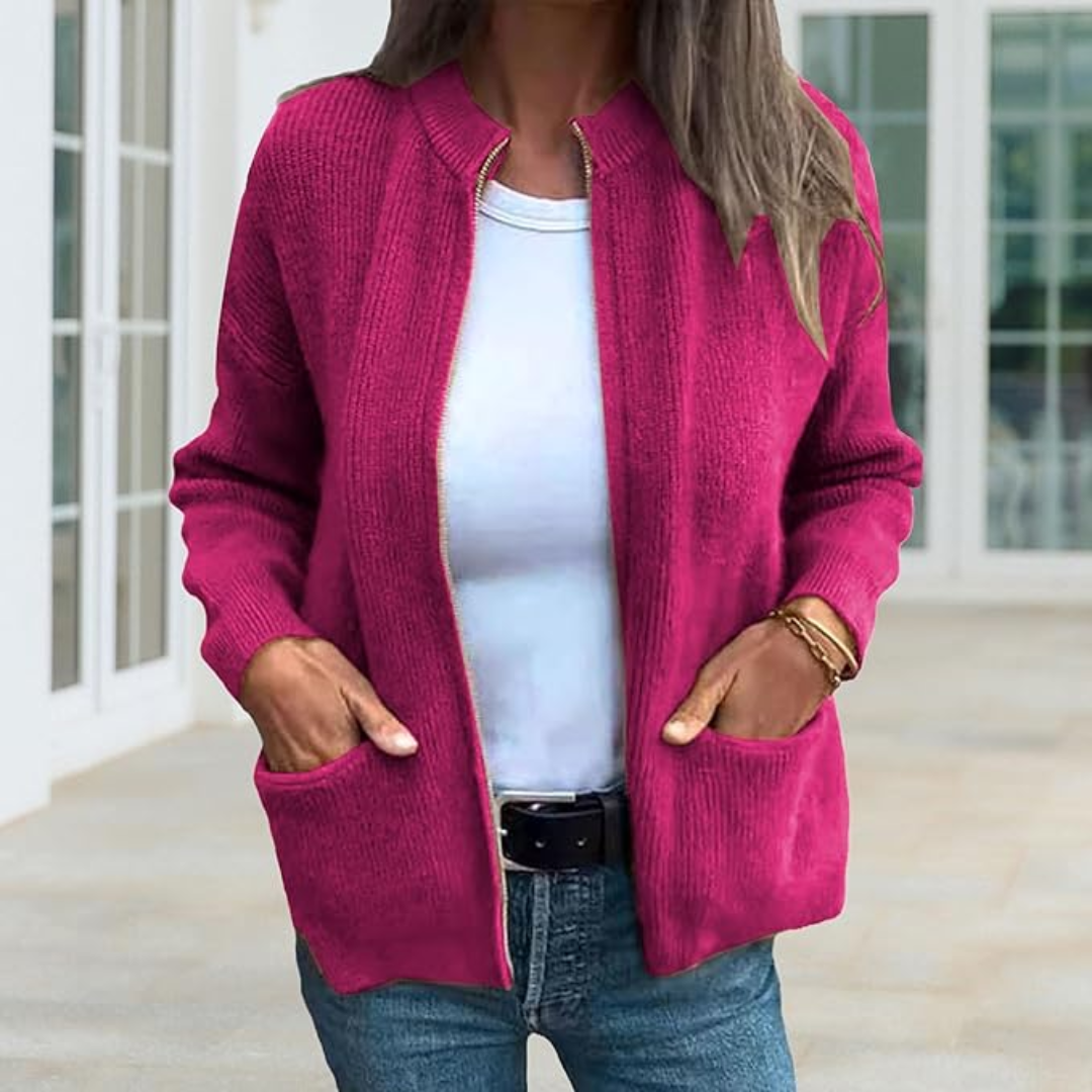 ELLA - Cardigan en maille de coton