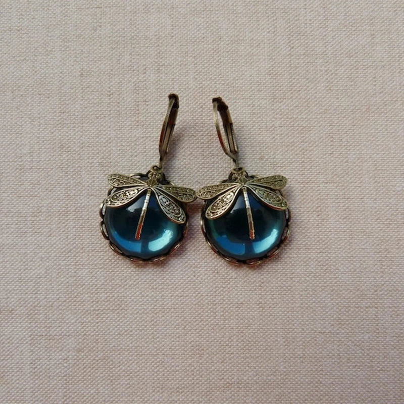 Libellule d’Or | Murmure d’Amour Boucles d’Oreilles
