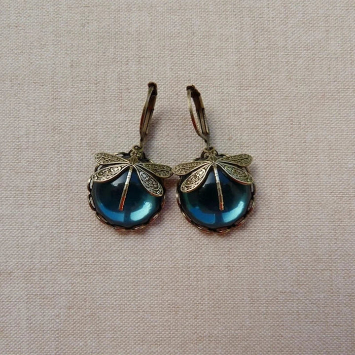 Libellule d’Or | Murmure d’Amour Boucles d’Oreilles