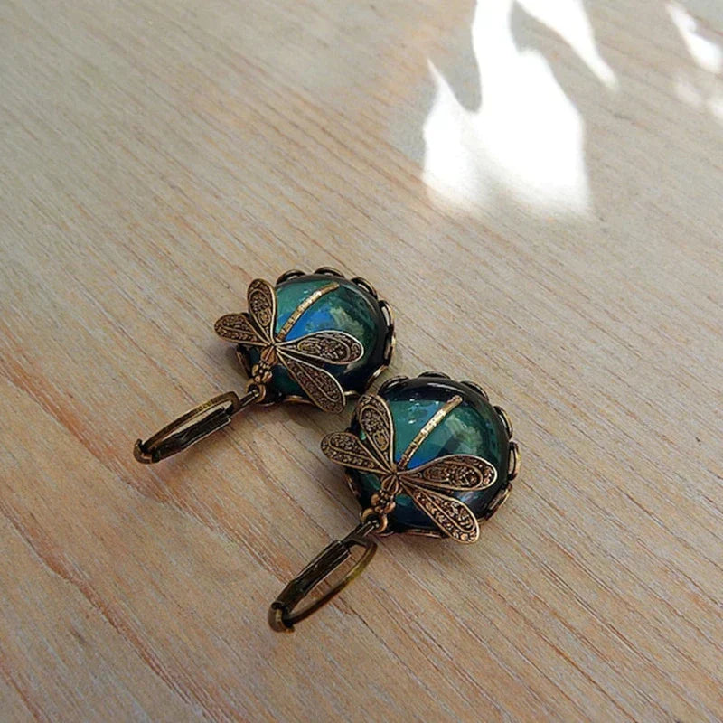 Libellule d’Or | Murmure d’Amour Boucles d’Oreilles