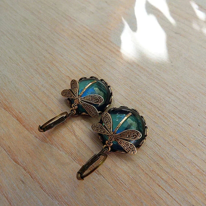 Libellule d’Or | Murmure d’Amour Boucles d’Oreilles