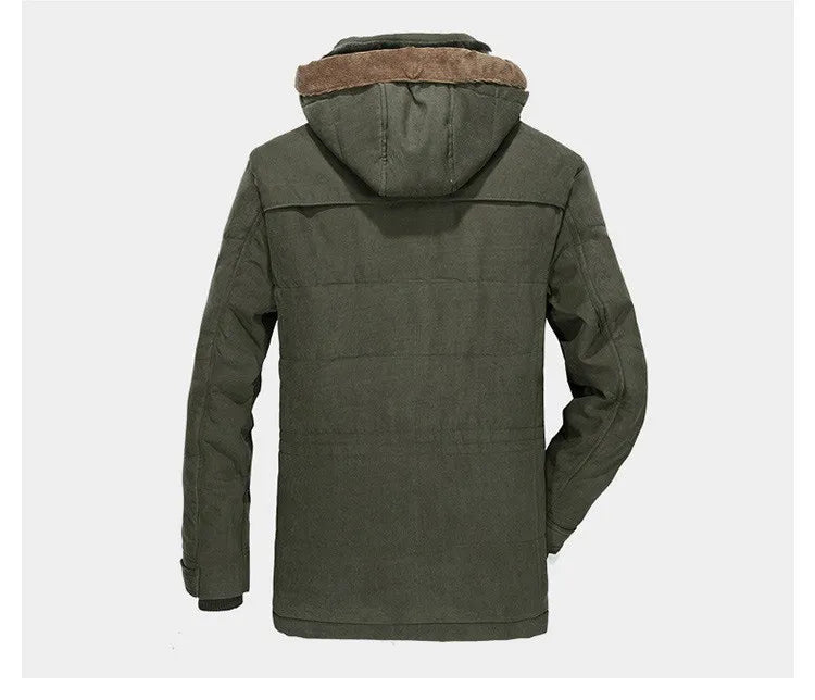 Parka d'hiver thermique pour homme avec plusieurs poches