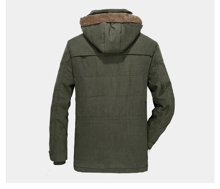 Parka d'hiver thermique pour homme avec plusieurs poches