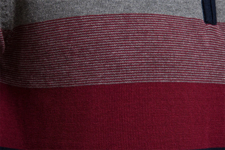 Burk -Pull à col demi-zip