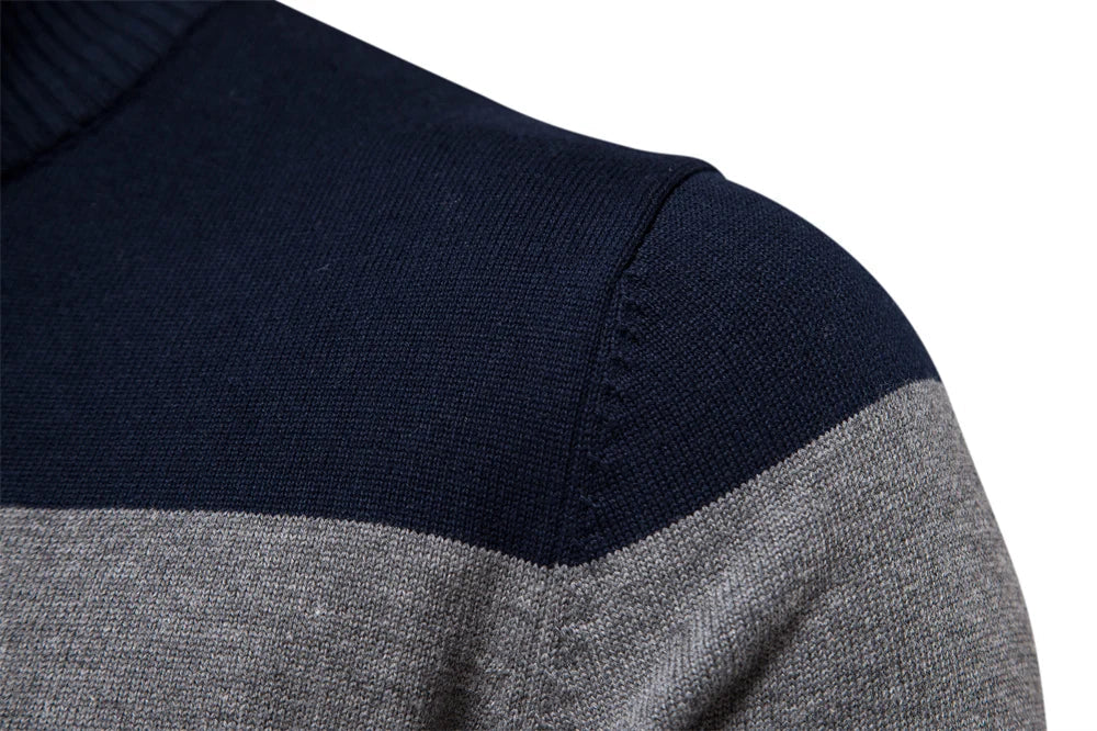 Burk -Pull à col demi-zip